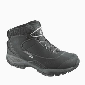 Merrell Boots Womens 9.5 Arctic Fox 6 Hiking Waterproof Trail Walking Black EUC